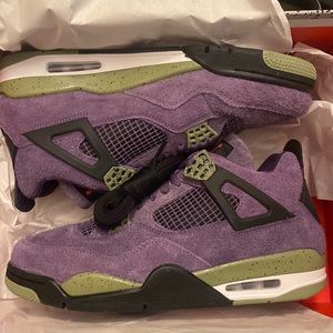 Women’s air Jordan 4 Retro (size 10m) Canyon Purple Alligator